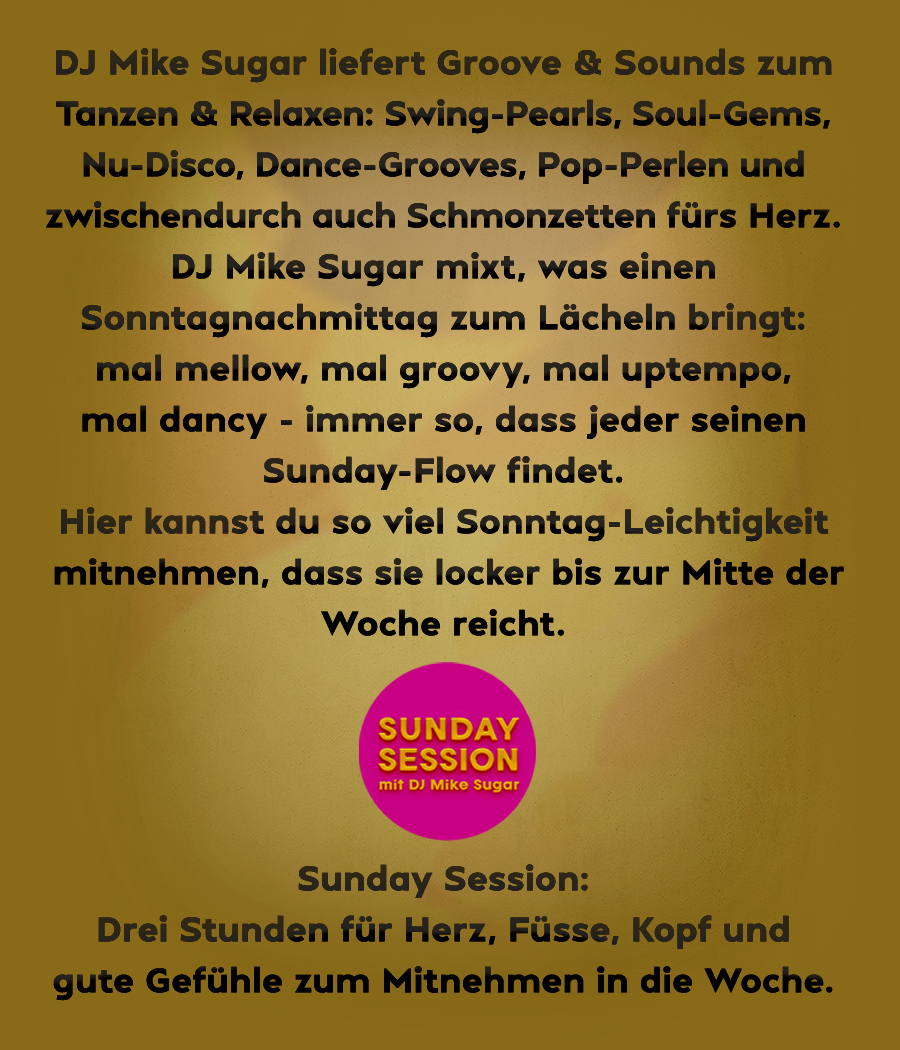 Sunday-Session die nächste Party